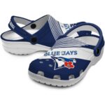 Personalized Toronto Blue Jays Vibrant Dual Tone Crocs Best selling