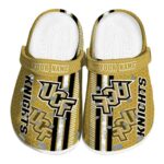 Personalized UCF Knights Contrasting Stripes Crocs Best selling