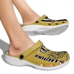 Personalized UCF Knights Contrasting Stripes Crocs Best selling
