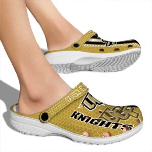 Personalized UCF Knights Contrasting Stripes Crocs High quality