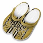 Personalized UCF Knights Contrasting Stripes Crocs Best selling