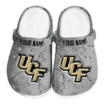 Personalized UCF Knights Cracked Texture Crocs Best selling