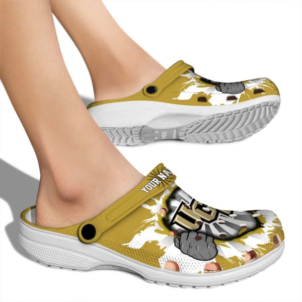 Personalized UCF Knights Gripping Hand Crocs High quality
