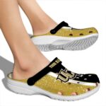 Personalized UCF Knights Vertical Stripes Crocs Best selling