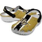Personalized UCF Knights Vertical Stripes Crocs Best selling