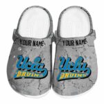 Personalized UCLA Bruins Cracked Texture Crocs Best selling