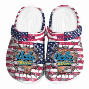 Personalized UCLA Bruins Freedom Splinter Crocs Best selling