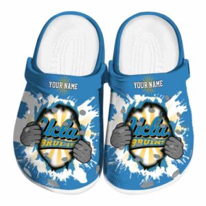Personalized UCLA Bruins Gripping Hand Crocs Best selling