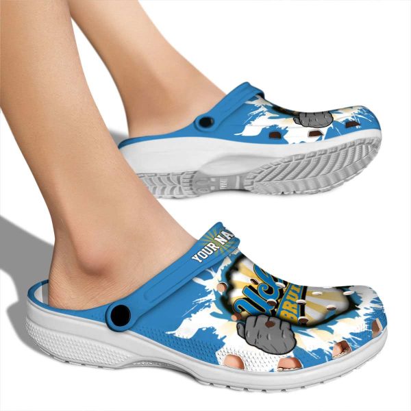 Personalized UCLA Bruins Gripping Hand Crocs High quality