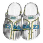 Personalized UCLA Bruins Pinstripe Pattern Crocs Best selling