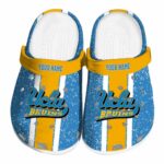 Personalized UCLA Bruins Vertical Stripes Crocs Best selling