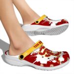 Personalized USC Trojans Splatter Pattern Crocs Best selling