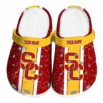 Personalized USC Trojans Vertical Stripes Crocs Best selling