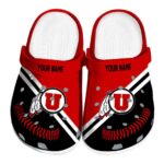 Personalized Utah Utes Baseball Motif Crocs Best selling