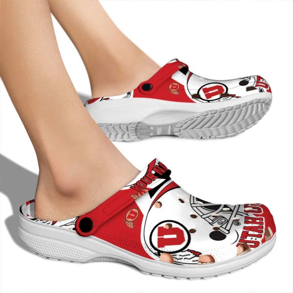 Personalized Utah Utes Football Helmet Crocs High quality
