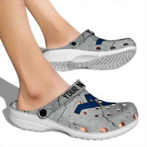 Personalized West Virginia Mountaineers Cracked Texture Crocs High quality