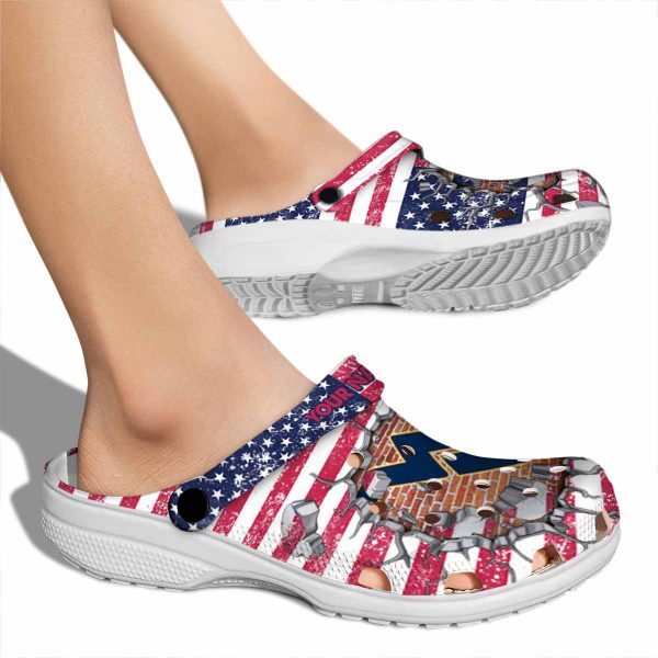 Personalized West Virginia Mountaineers Freedom Splinter Crocs High quality