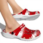 Personalized Wisconsin Badgers Paint Splatter Graphics Crocs Best selling