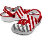 Personalized Wisconsin Badgers Star Spangled Graphic Crocs Best selling