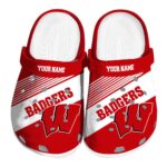 Personalized Wisconsin Badgers Vibrant Dual Tone Crocs Best selling