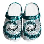 Philadelphia Eagles Radiant Burst Effect Crocs Best selling