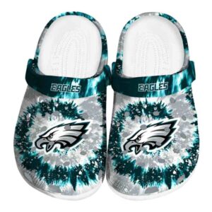 Philadelphia Eagles Radiant Burst Effect Crocs Best selling