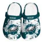 Philadelphia Eagles Splatter Graphics Crocs Best selling