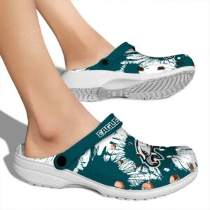 Philadelphia Eagles Splatter Graphics Crocs High quality