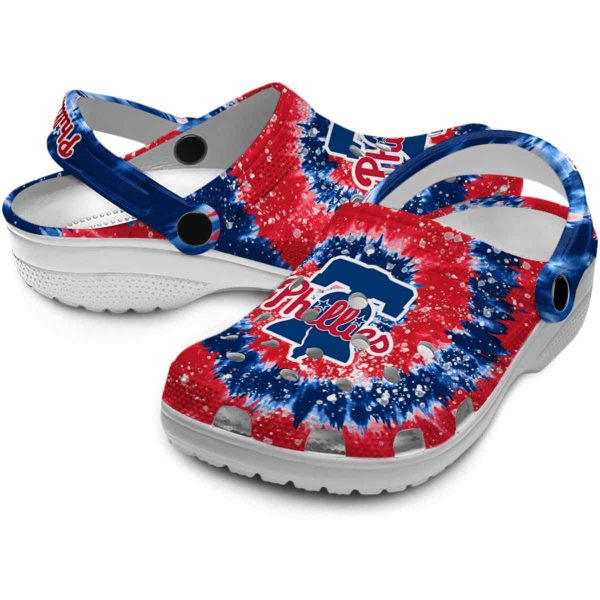 Philadelphia Phillies Radiant Burst Effect Crocs Latest Model