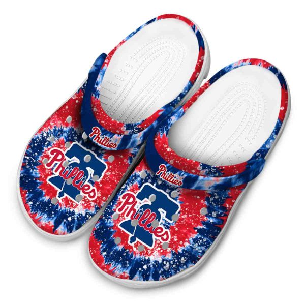 Philadelphia Phillies Radiant Burst Effect Crocs Trendy