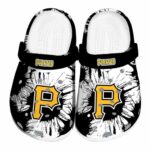 Pittsburgh Pirates Splatter Graphics Crocs Best selling