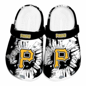 Pittsburgh Pirates Splatter Graphics Crocs Best selling
