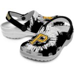 Pittsburgh Pirates Splatter Graphics Crocs Best selling