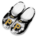 Pittsburgh Pirates Splatter Graphics Crocs Best selling