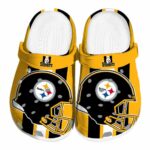 Pittsburgh Steelers Helmet Stripes Crocs Best selling