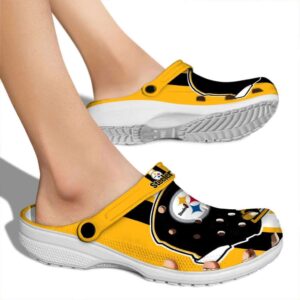 Pittsburgh Steelers Helmet Stripes Crocs High quality