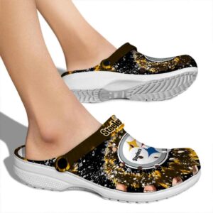 Pittsburgh Steelers Radiant Burst Effect Crocs High quality