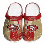 San Francisco 49ers Geometric Background Crocs Best selling