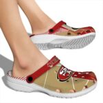 San Francisco 49ers Geometric Background Crocs Best selling