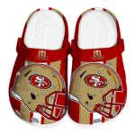 San Francisco 49ers Helmet Stripes Crocs Best selling