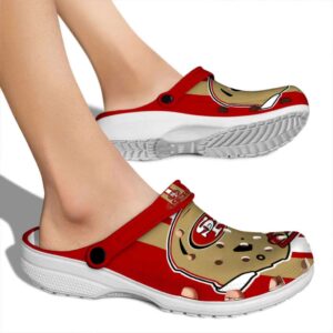 San Francisco 49ers Helmet Stripes Crocs High quality