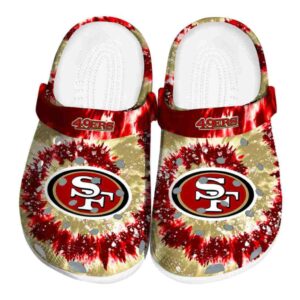 San Francisco 49ers Radiant Burst Effect Crocs Best selling