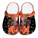 San Francisco Giants Geometric Background Crocs Best selling