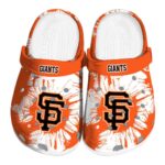 San Francisco Giants Splatter Graphics Crocs Best selling