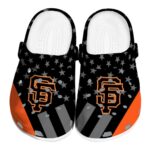 San Francisco Giants Stellar Stripes Theme Crocs Best selling