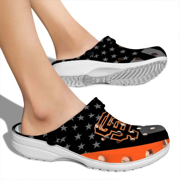 San Francisco Giants Stellar Stripes Theme Crocs High quality