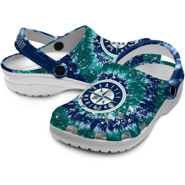 Seattle Mariners Radiant Burst Effect Crocs Latest Model