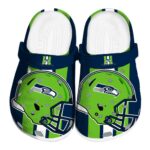 Seattle Seahawks Helmet Stripes Crocs Best selling