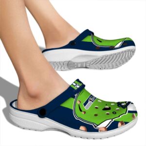 Seattle Seahawks Helmet Stripes Crocs High quality