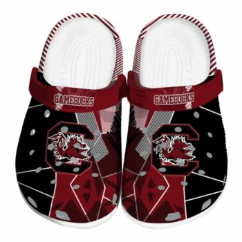 South Carolina Gamecocks Geometric Background Crocs Best selling